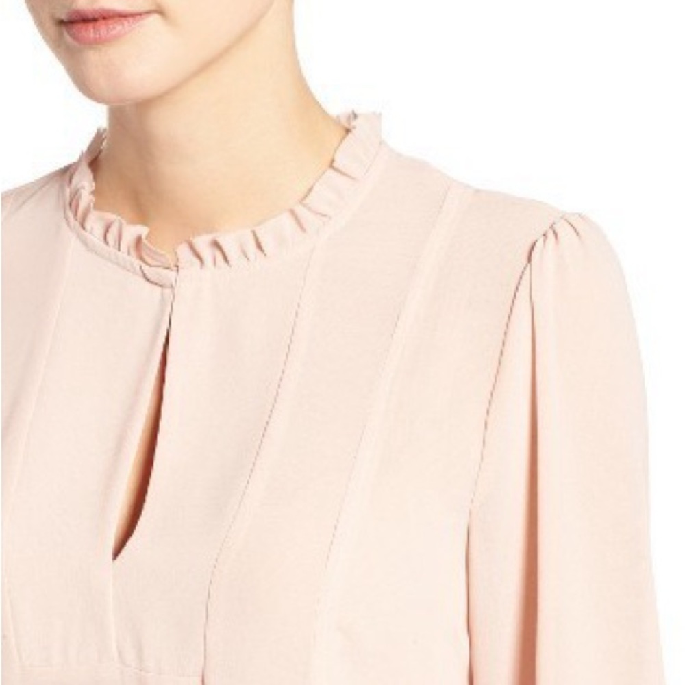 Chelsea28 Elegant Rose Pink Blouse - Picture 5 of 10